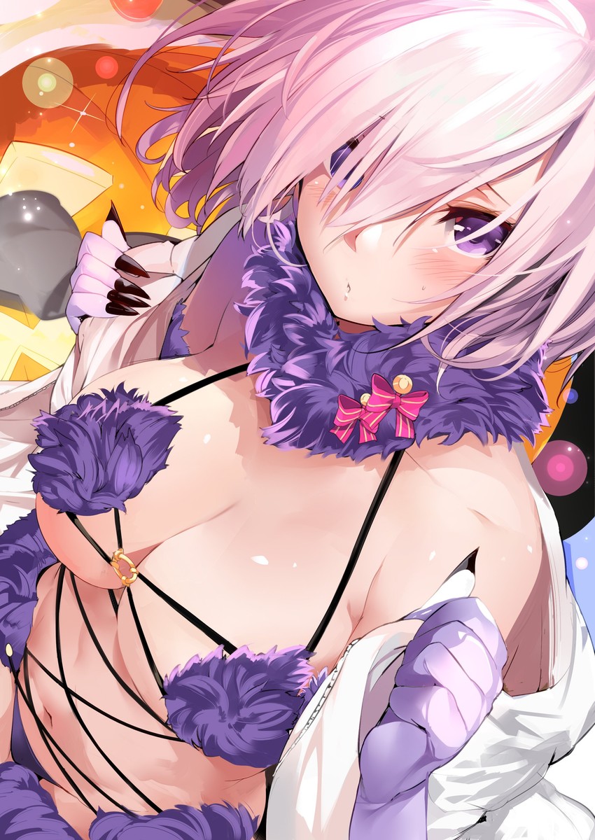 mash kyrielight (fate and 1 more) drawn by marushin_(denwa0214)