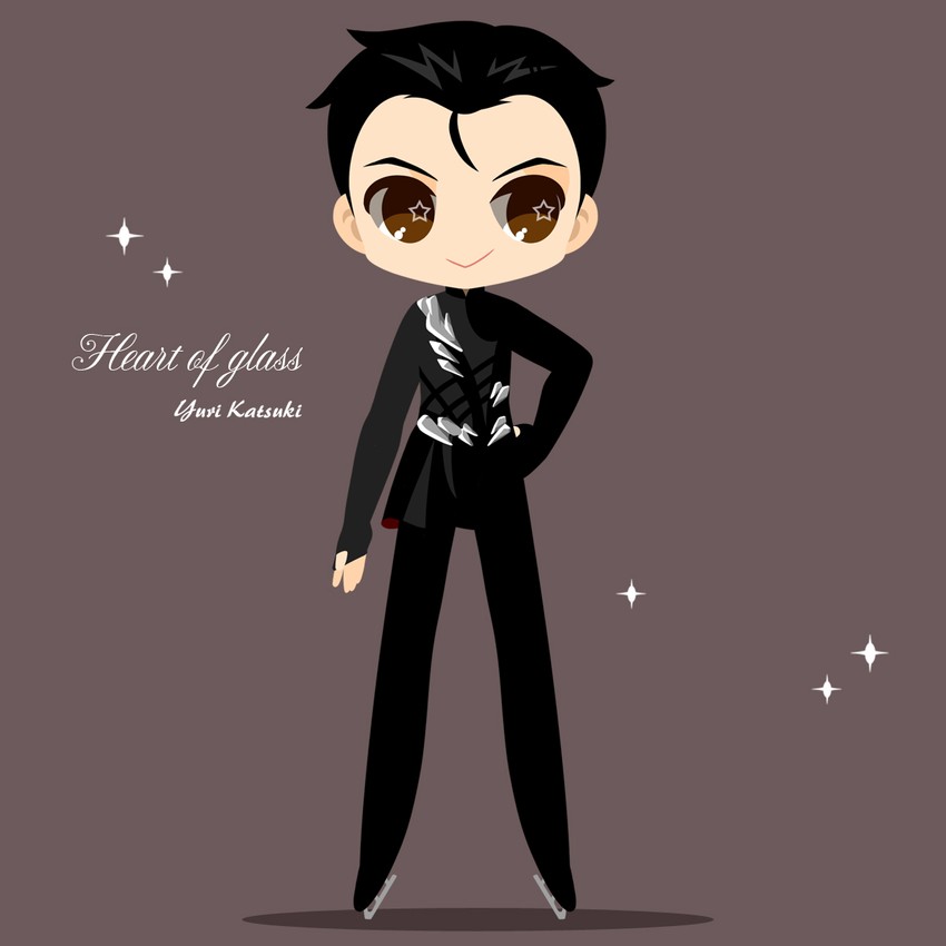 katsuki yuuri (yuri!!! on ice) drawn by kaorin_minogue