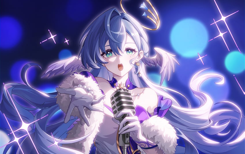 robin (honkai and 1 more) drawn by naixi_cc