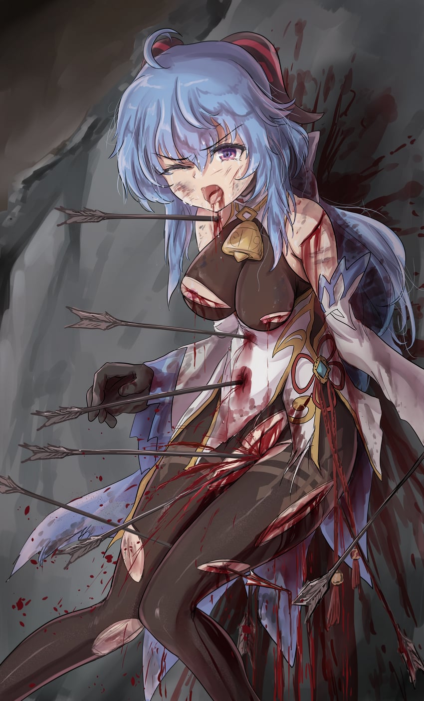 ganyu (genshin impact) drawn by ree_(ray18g)