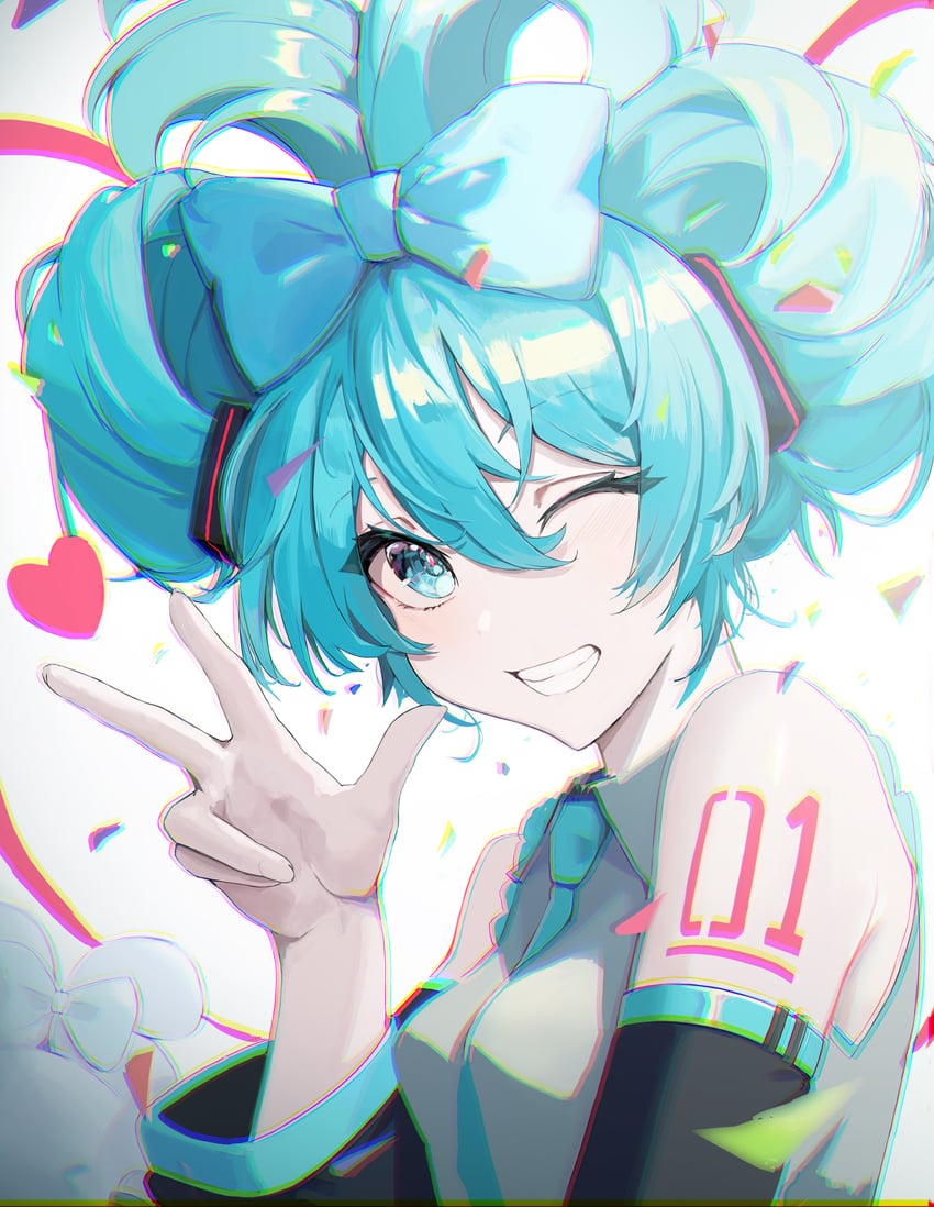 hatsune miku, cinnamoroll, and cinnamiku (vocaloid and 2 more) drawn by n8_(buse1601)