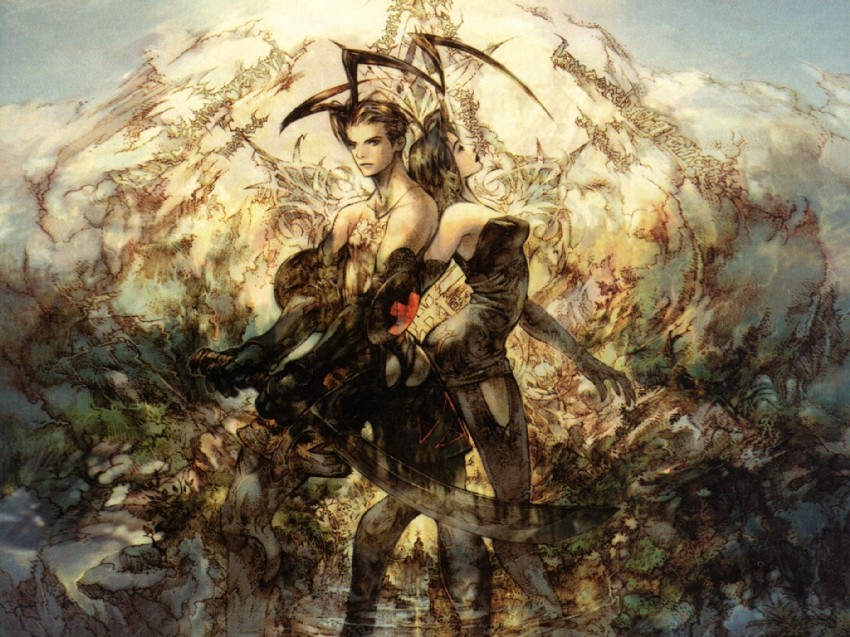 ashley riot and callo merlose (vagrant story) drawn by yoshida_akihiko