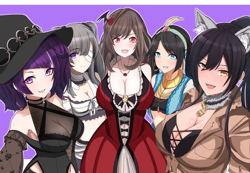 shirase sakuya, tsukioka kogane, tanaka mamimi, yukoku kiriko, and mitsumine yuika (idolmaster and 1 more) drawn by wanwangiogio