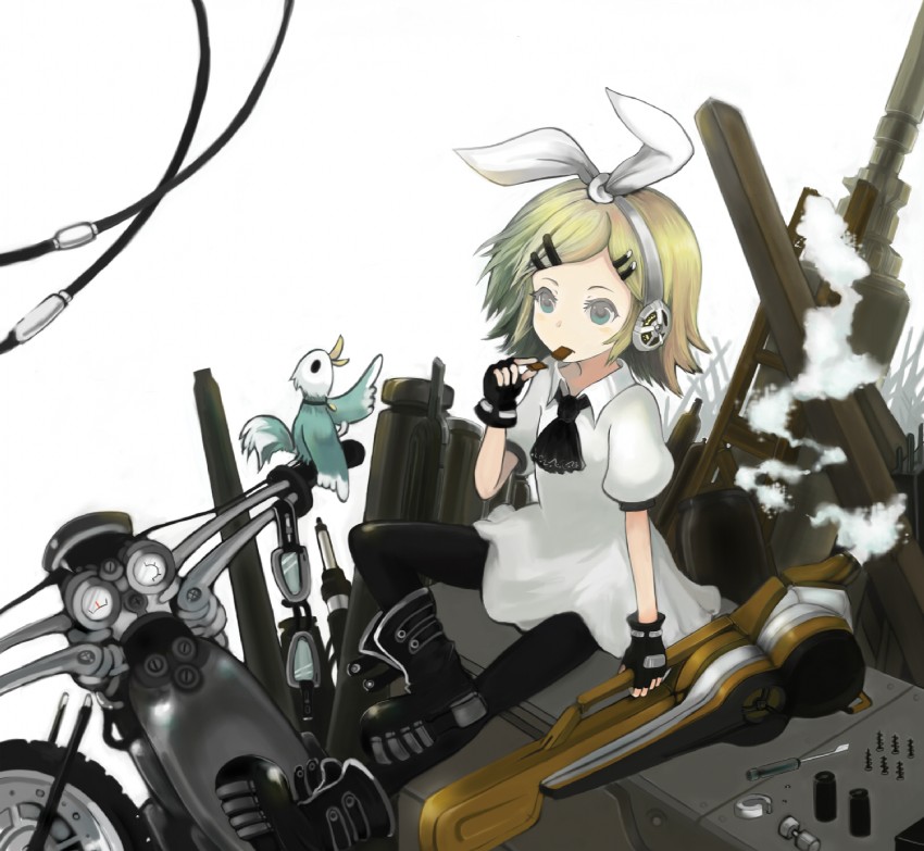 kagamine rin (vocaloid) drawn by sasurai_susuki
