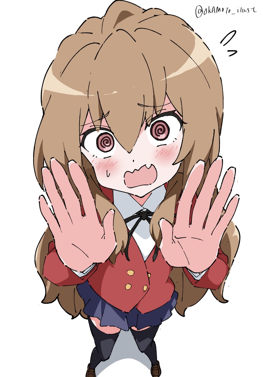 aisaka taiga (toradora!) drawn by white_gorilla_(okamoto)