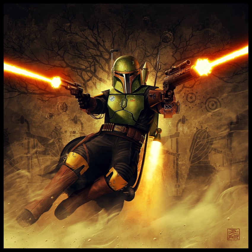 boba fett (star wars and 1 more) drawn by 5health