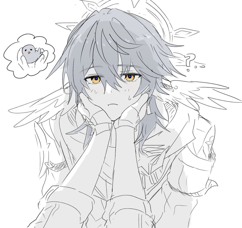 trailblazer, caelus, and sunday (honkai and 1 more) drawn by yoursansface