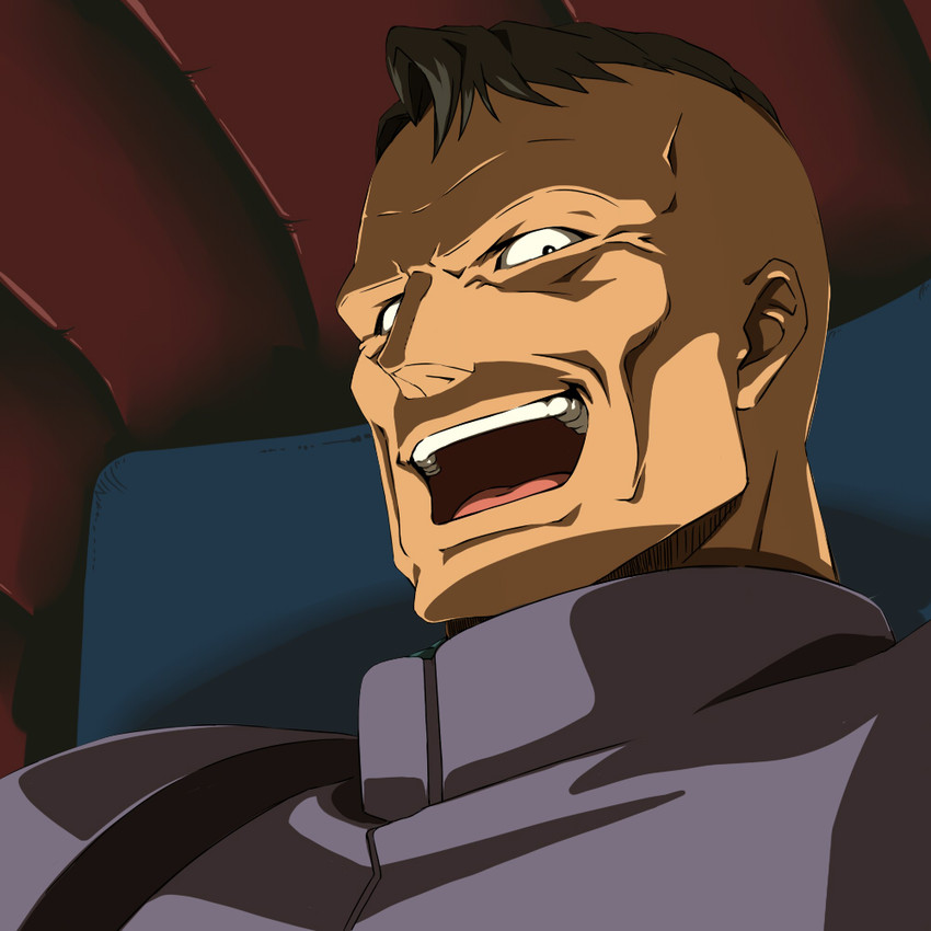 gouf custom, norris packard, and ichikawa osamu (gundam and 1 more) drawn by toshi_punk
