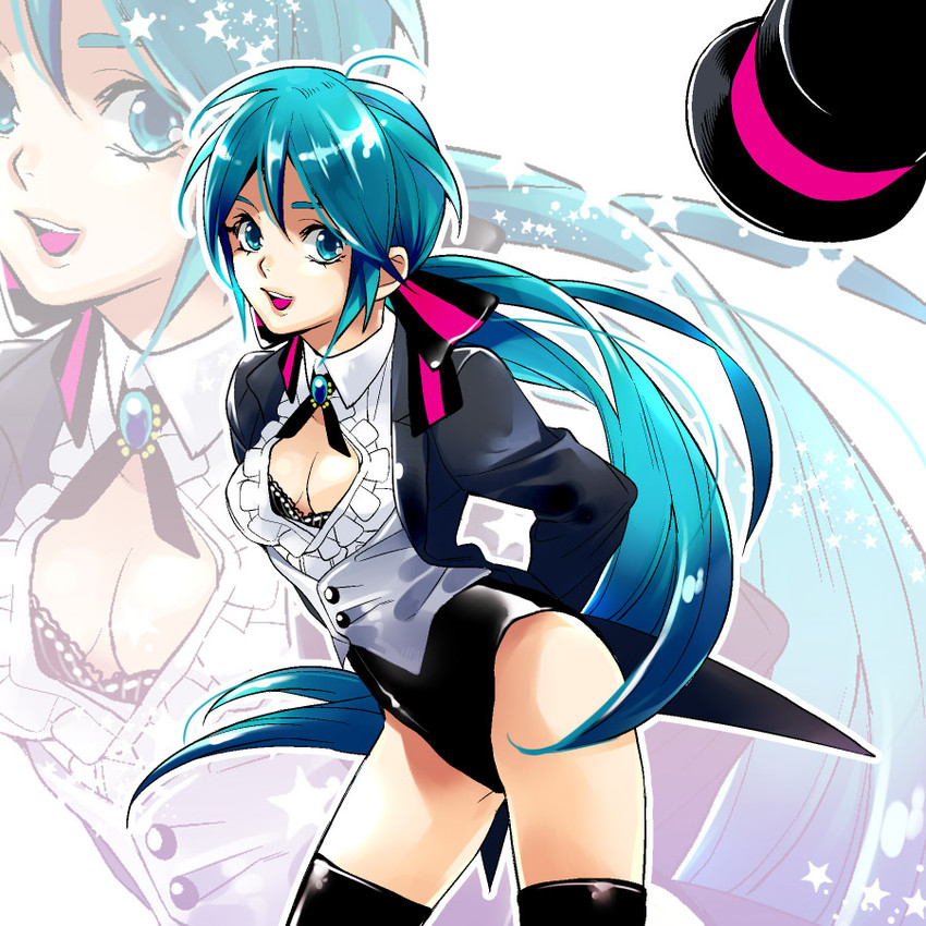 hatsune miku (vocaloid and 2 more) drawn by nakajou_akira