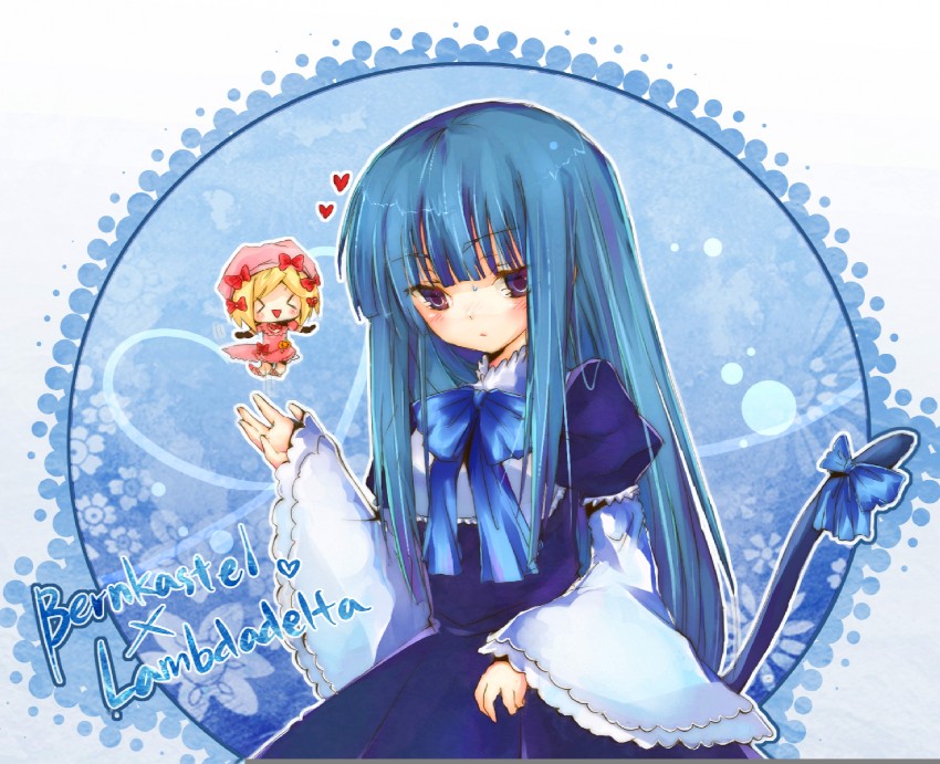frederica bernkastel and lambdadelta (umineko no naku koro ni) drawn by heca