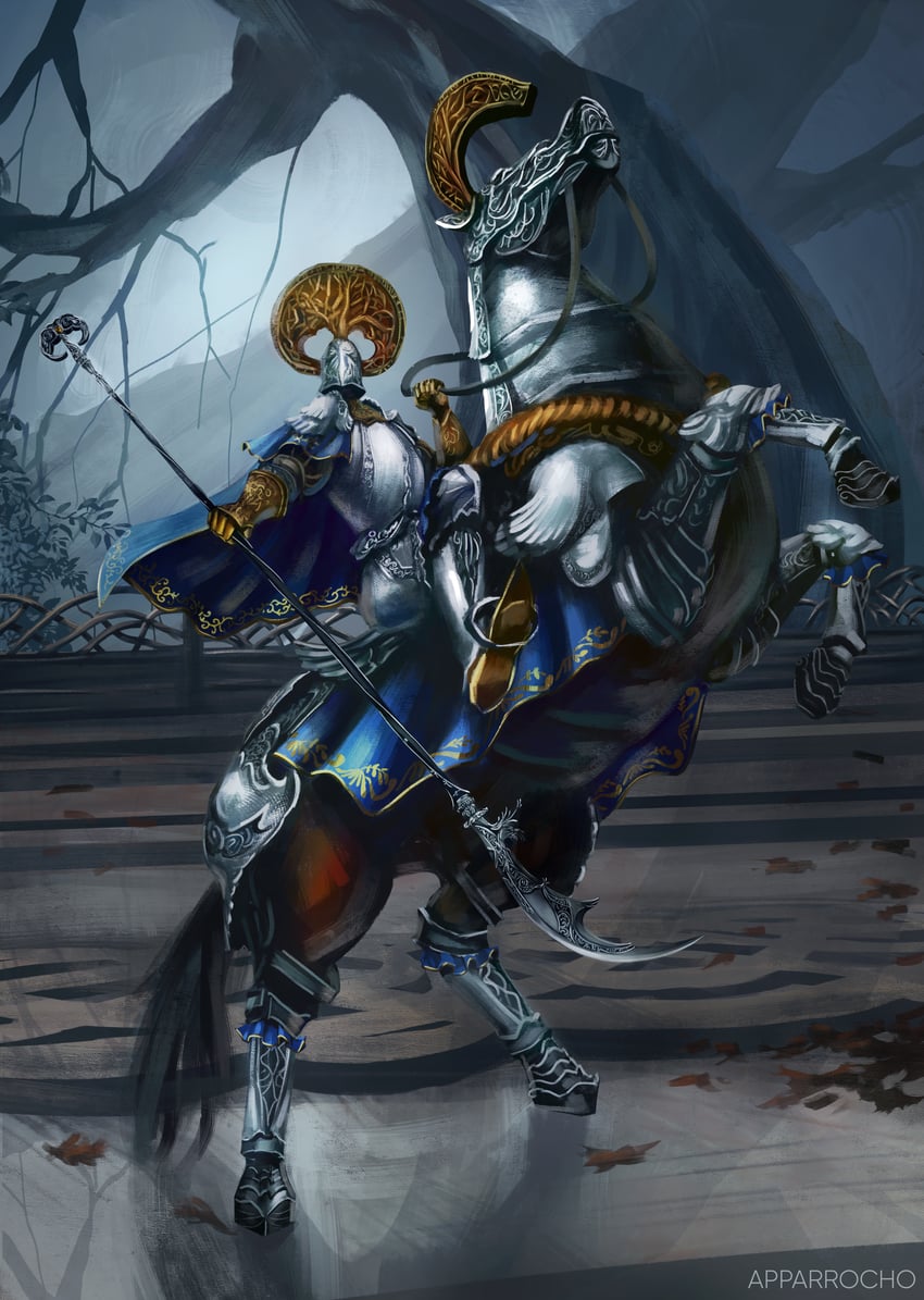 loretta knight of the haligtree (elden ring) drawn by apparrocho