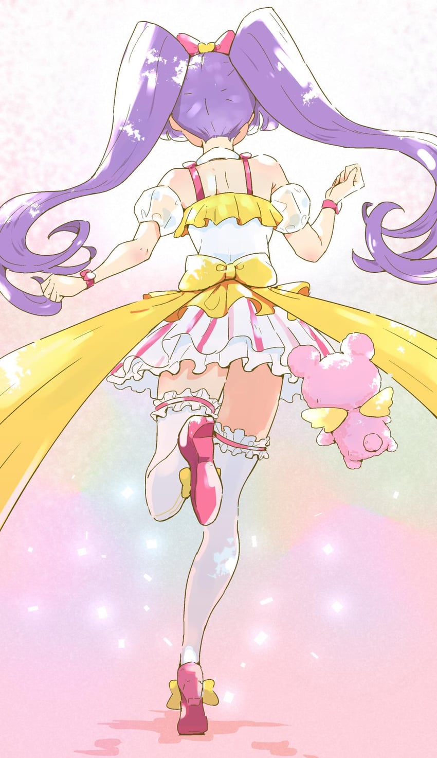 manaka laala and kuma (pretty series and 1 more) drawn by zouni_(zoni_pict)