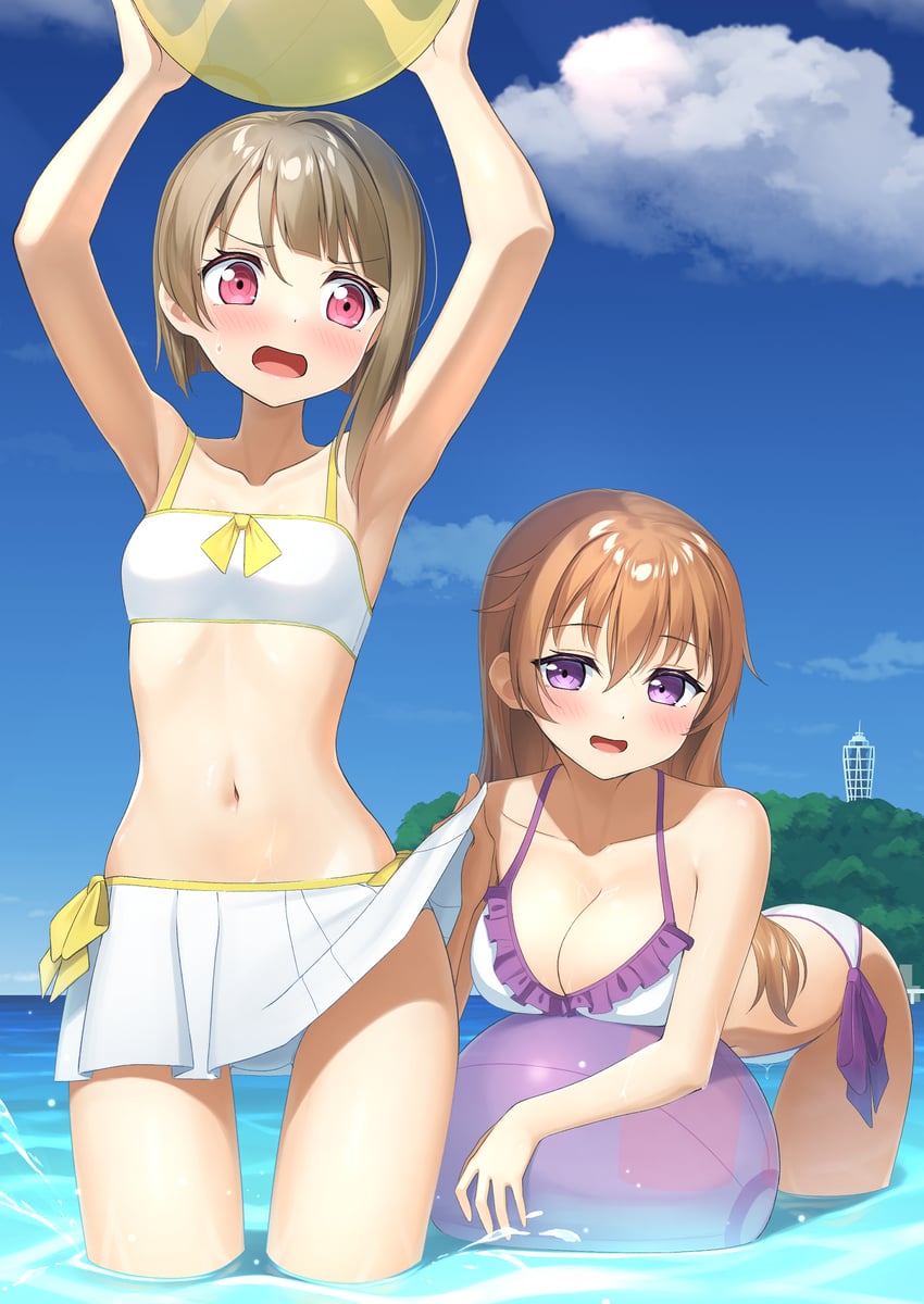 nakasu kasumi and konoe kanata (love live! and 1 more) drawn by apollo_(hu_maple)