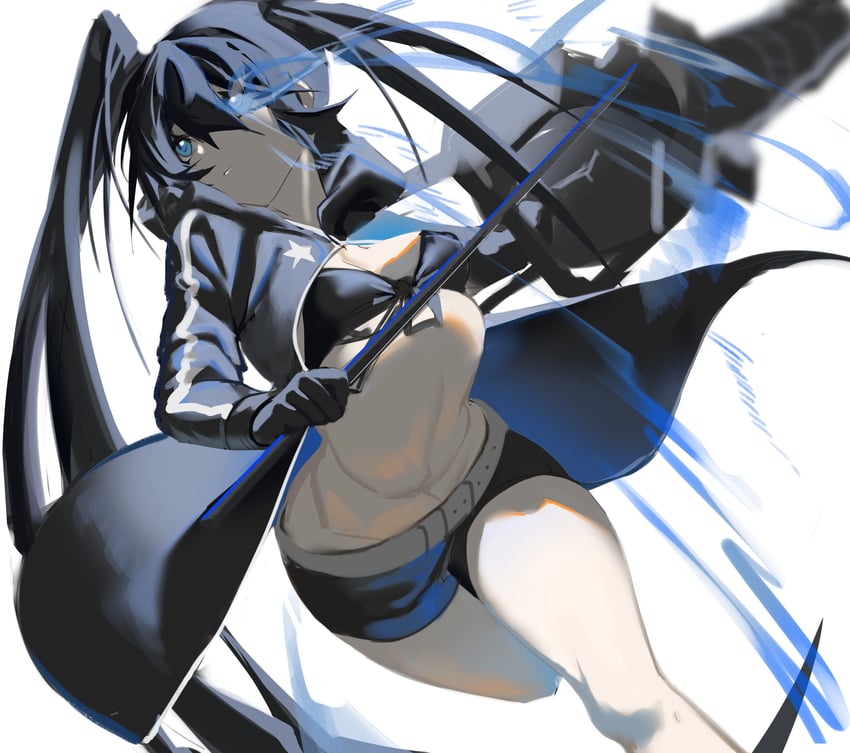 black rock shooter (black rock shooter) drawn by mitsuki3s_kir