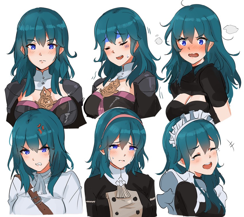 female byleth (fire emblem and 1 more) drawn by ormille