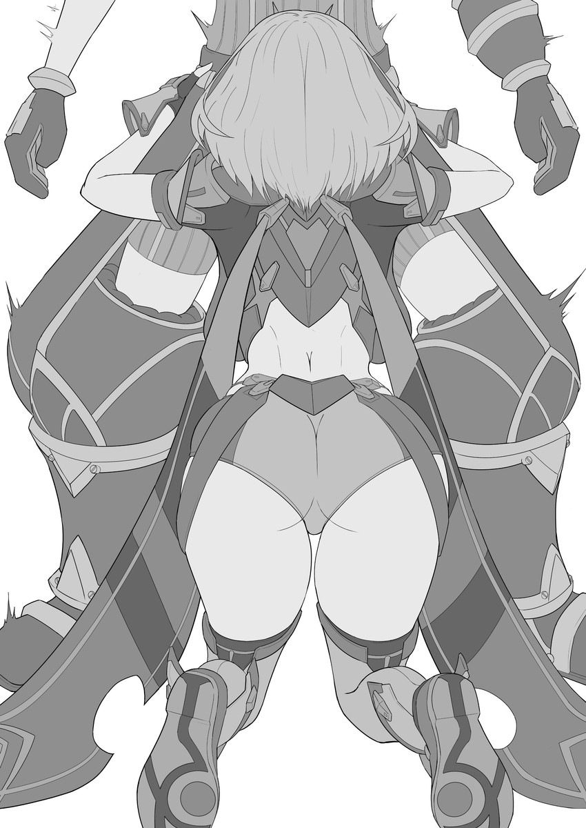 pyra and rex (xenoblade chronicles and 1 more) drawn by gatyo_5