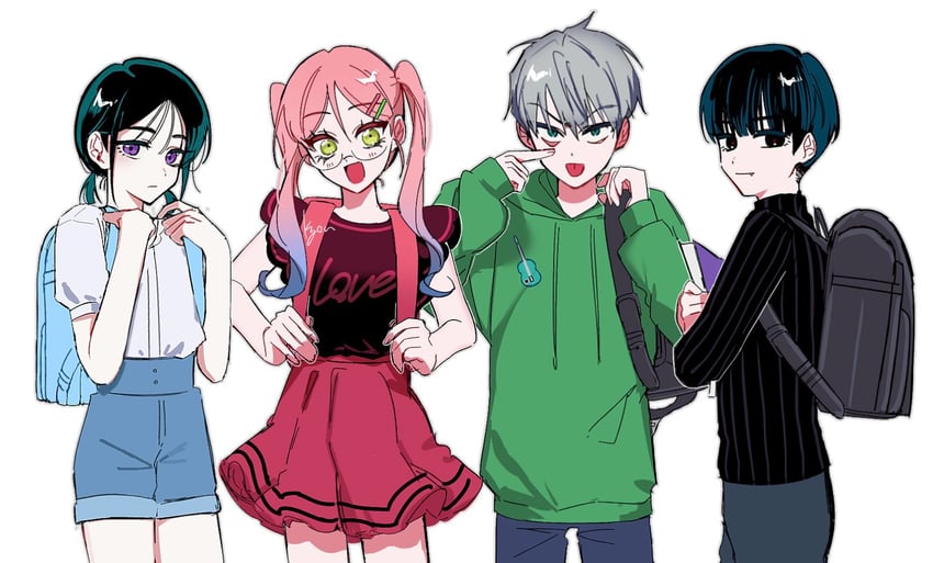 sua, mizi, till, and ivan (alien stage) drawn by kyon_(zmwh8222)