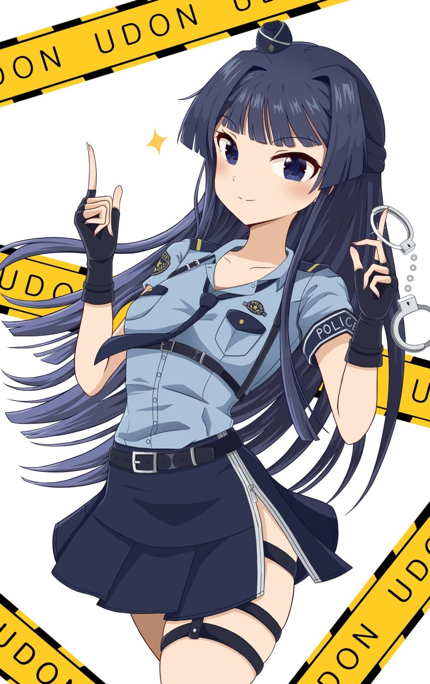 mogami shizuka (idolmaster and 2 more) drawn by jyo_(leleon)