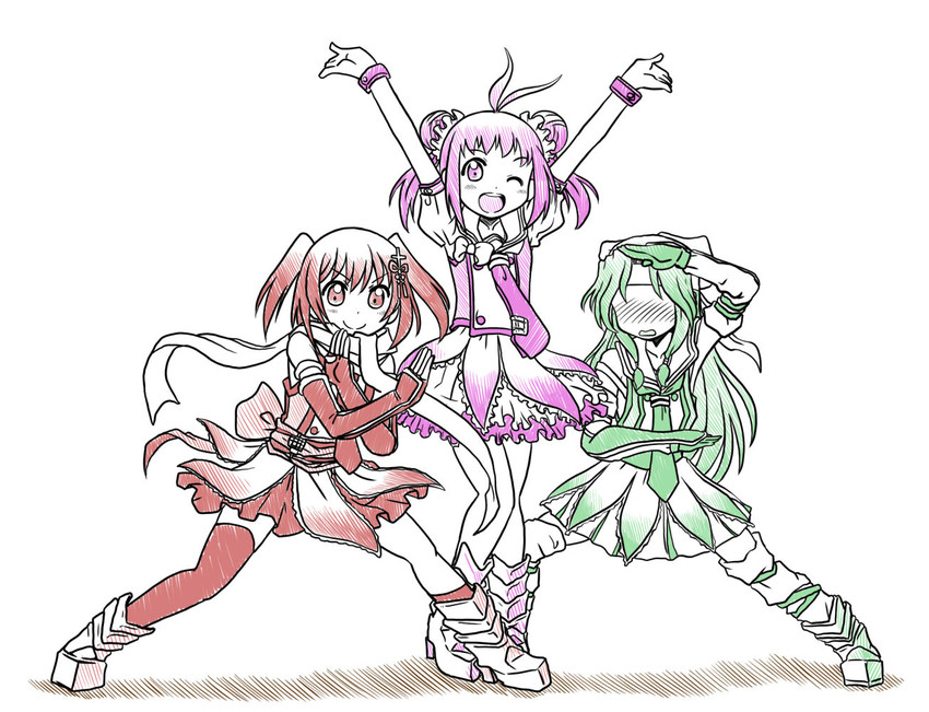 sendai, naka, jintsuu, sendai kai ni, jintsuu kai ni, and 1 more (kantai collection) drawn by izumi_masashi
