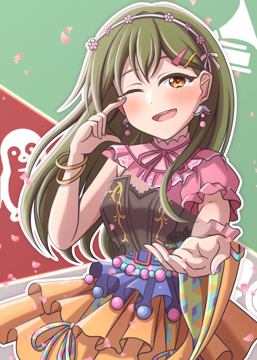 ogami sachi (love live! and 1 more) drawn by ganbarai