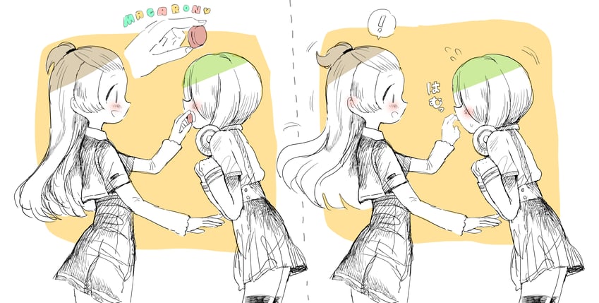 miyabi shigure and azumi hagumu (mahou shoujo madoka magica and 1 more) drawn by kojima_terashi