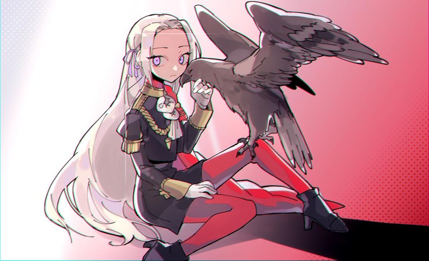 edelgard von hresvelg (fire emblem and 1 more) drawn by friedbirdchips