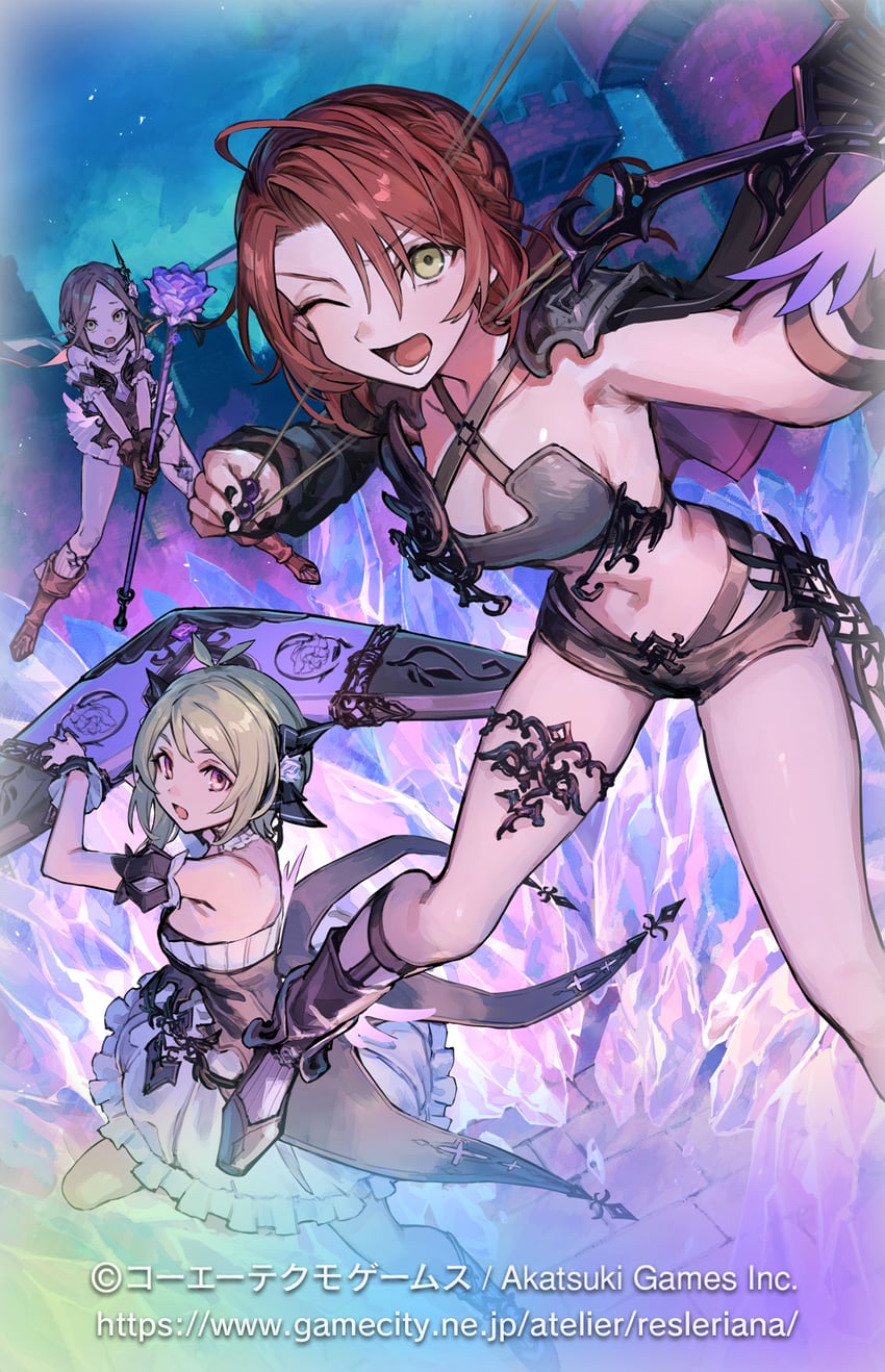 firis mistlud, heidi, and flocke cerha (atelier and 2 more) drawn by mephisto_(angraecum)