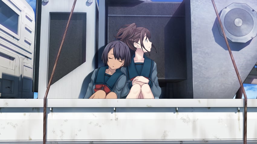 senomiya akiho and daitoku junna (robotics;notes) drawn by fukuda_tomonori