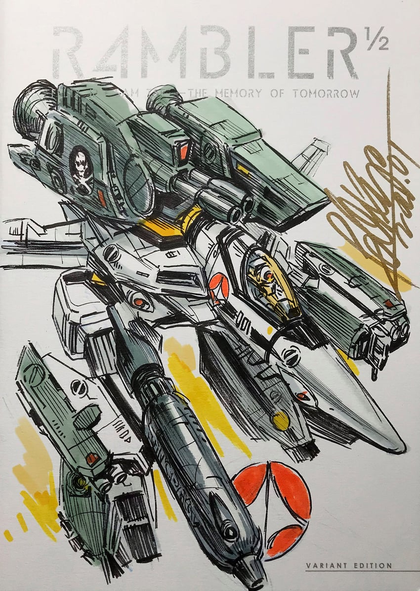 vf-1, vf-1s, and vf-1 strike (macross and 1 more) drawn by felix_ip