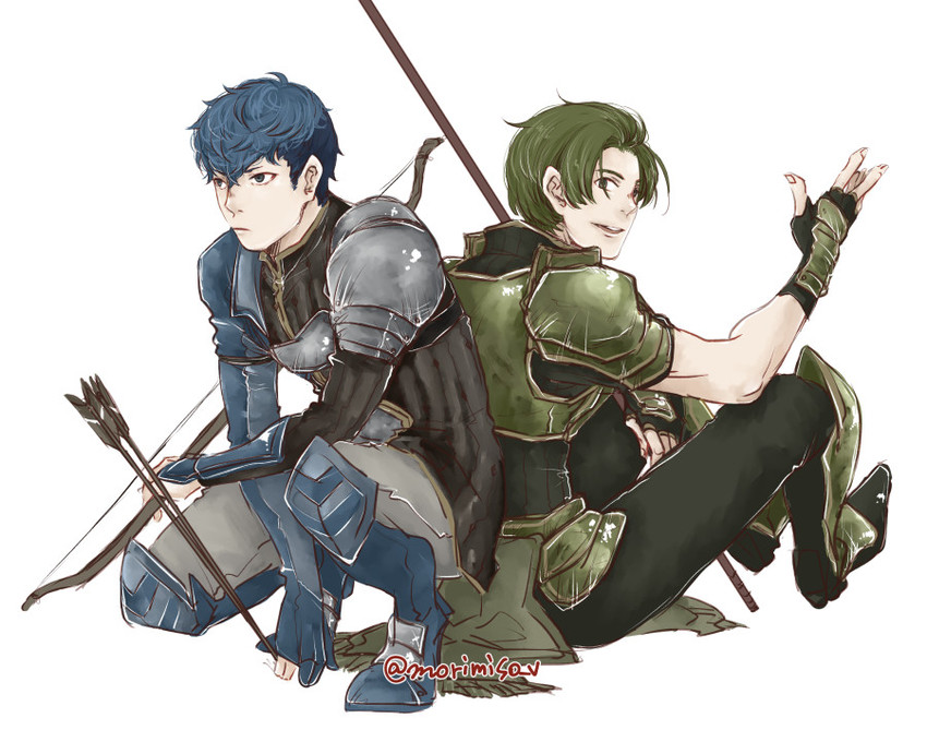 python and forsyth (fire emblem and 2 more) drawn by insarability