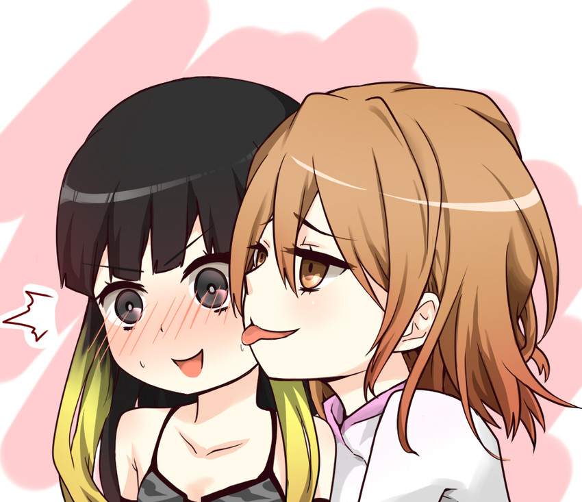 misaka worst and kuroyoru umidori (toaru majutsu no index and 1 more) drawn by i.u.y