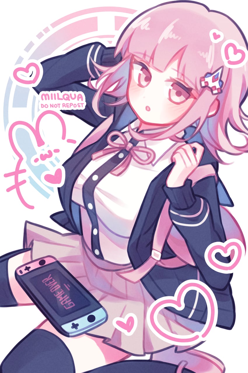nanami chiaki (danganronpa and 1 more) drawn by millqua