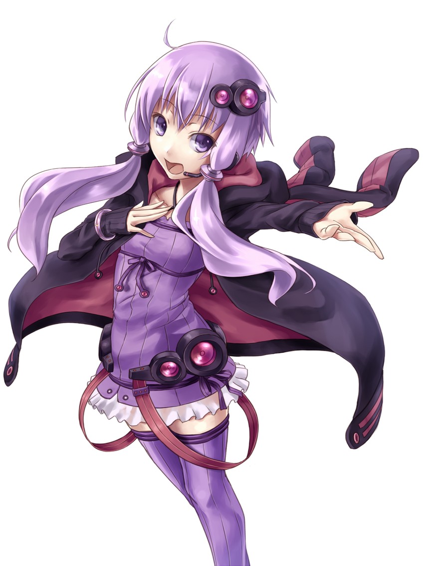 yuzuki yukari (vocaloid and 1 more) drawn by nakasaki_hydra