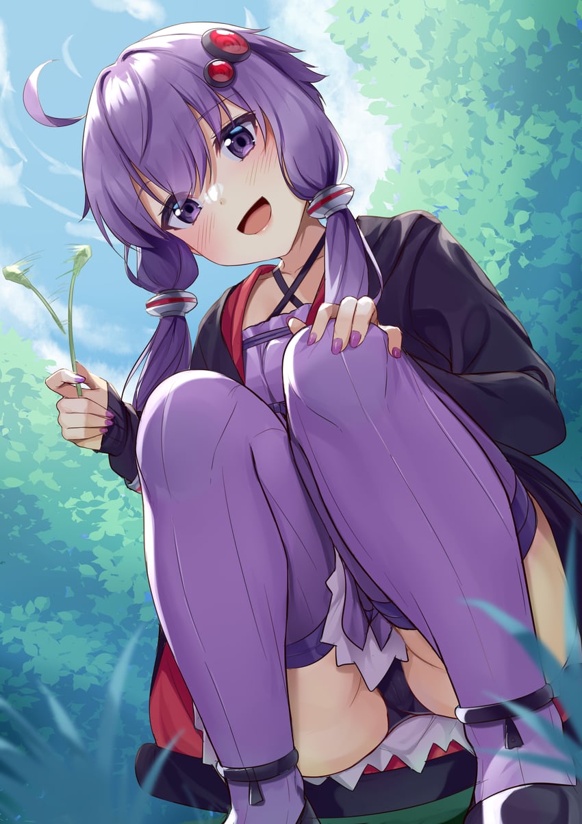 yuzuki yukari (vocaloid and 1 more) drawn by tenneko_yuuri
