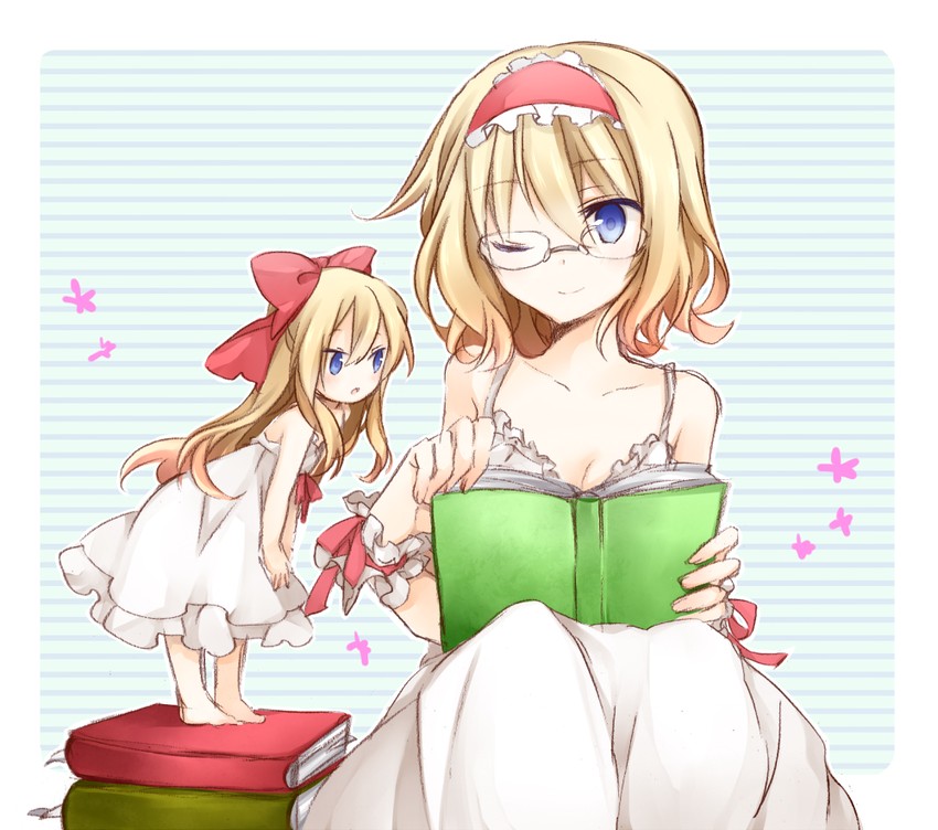 alice margatroid and shanghai doll (touhou) drawn by yuuki_arisu_(yuigi)