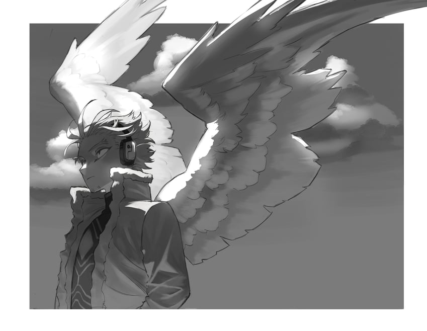 hawks (boku no hero academia) drawn by kogu_(nue_insideout)