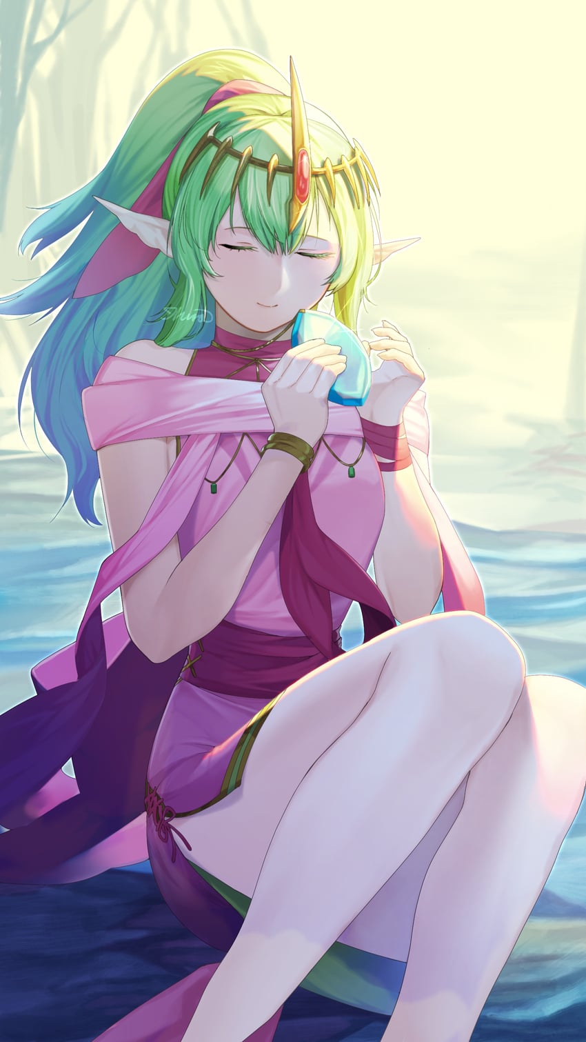 tiki (fire emblem and 2 more) drawn by ikura_(downdexp)