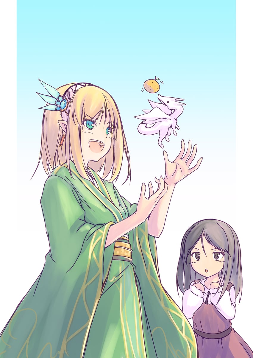 cayna and luka (leadale no daichi nite) drawn by tenmaso