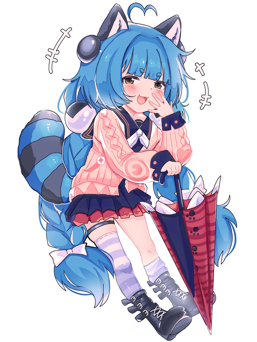 ukinami yuzuha and poko rakun (zenless zone zero and 1 more) drawn by poko_rakun_(artist)