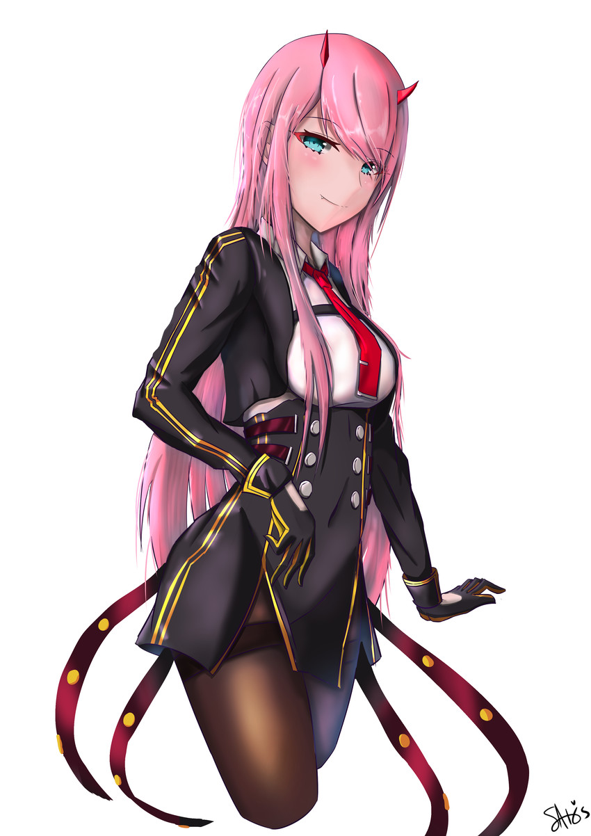 zero two, wa2000, and tomatsu haruka (girls' frontline and 1 more) drawn by sato_art