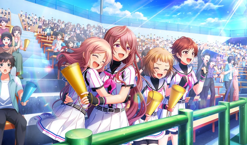 hanayama emi, honjo chikage, senba ayako, and amakusa kotone (cinderella series and 1 more)