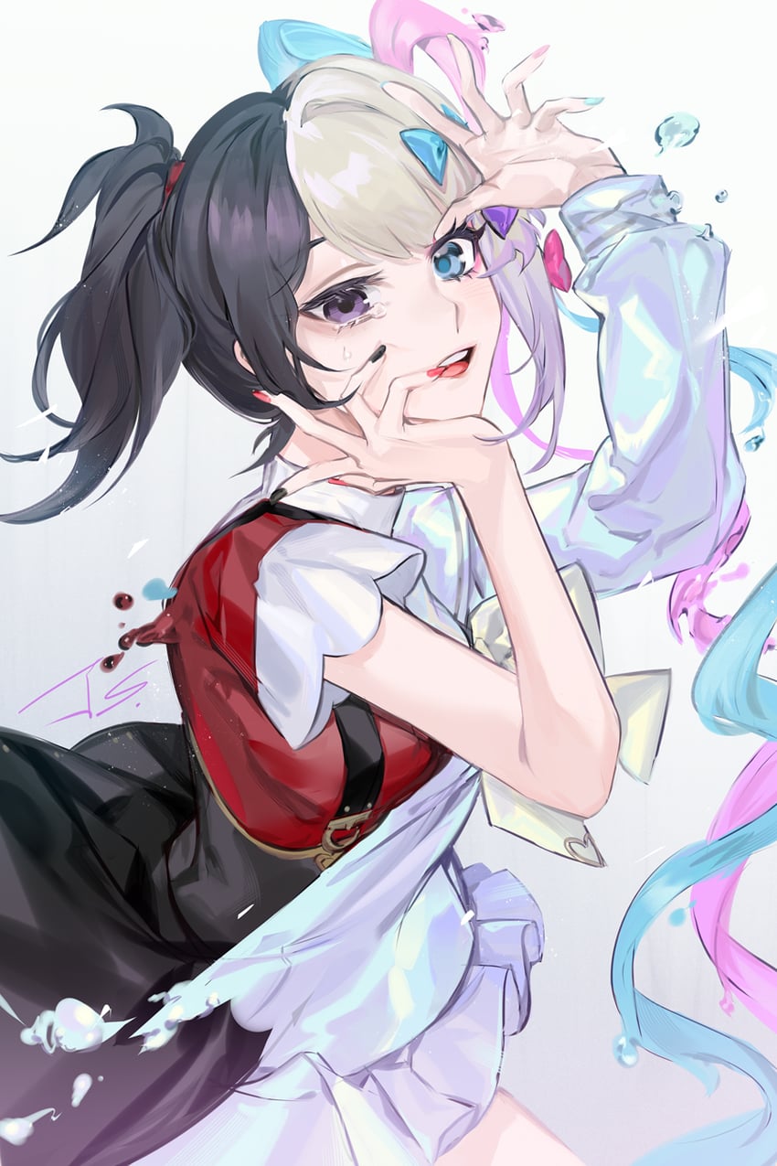 chouzetsusaikawa tenshi-chan and ame-chan (needy girl overdose) drawn by jpdjs