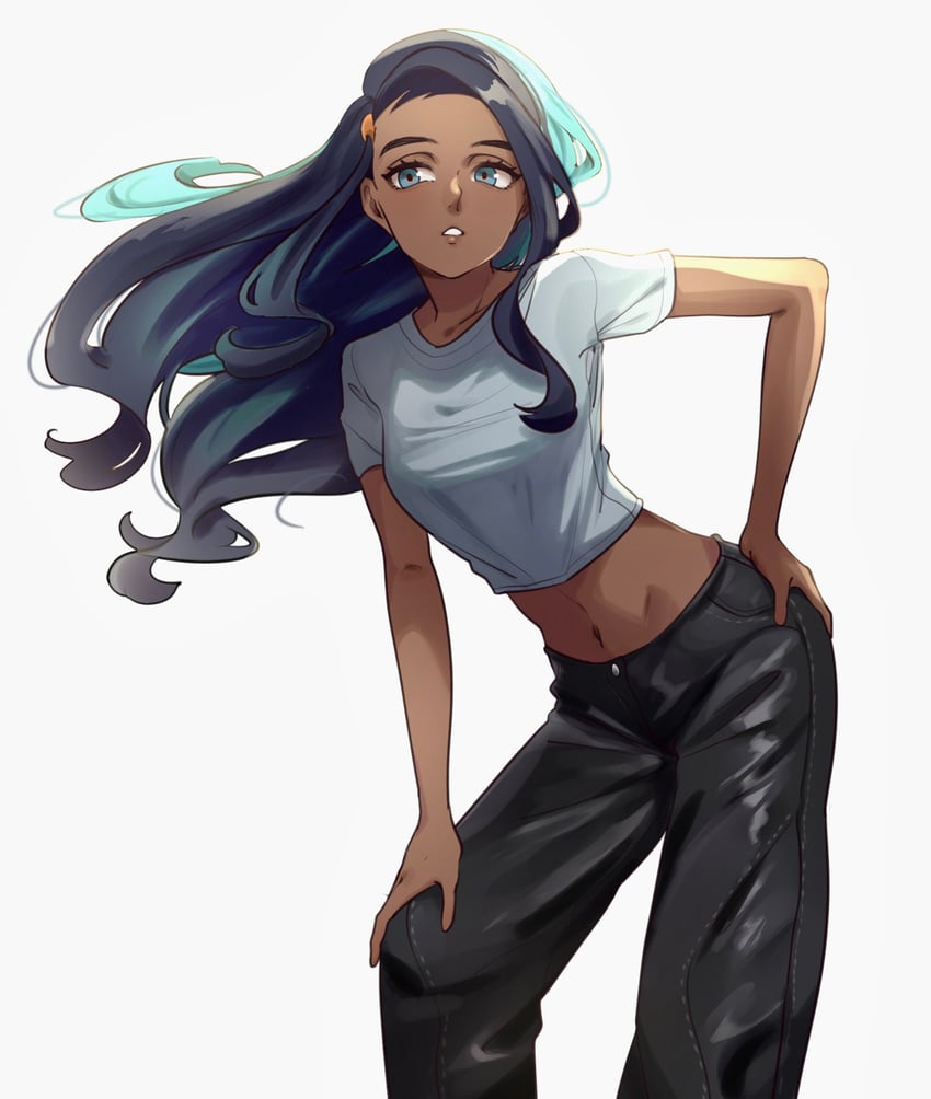 nessa (pokemon and 1 more) drawn by echizen_(n_fns17)