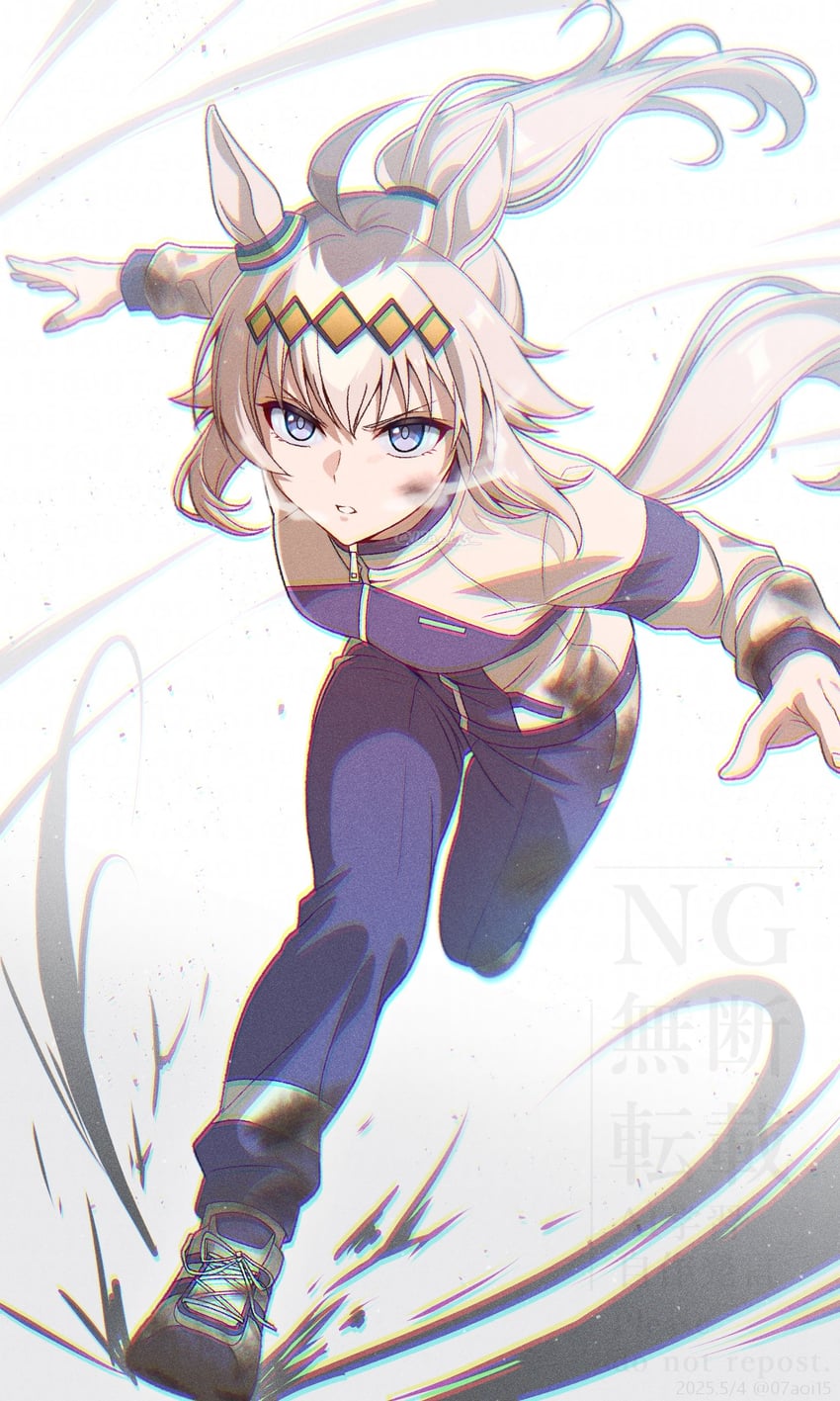 oguri cap (umamusume and 1 more) drawn by aoi_(07aoi15)