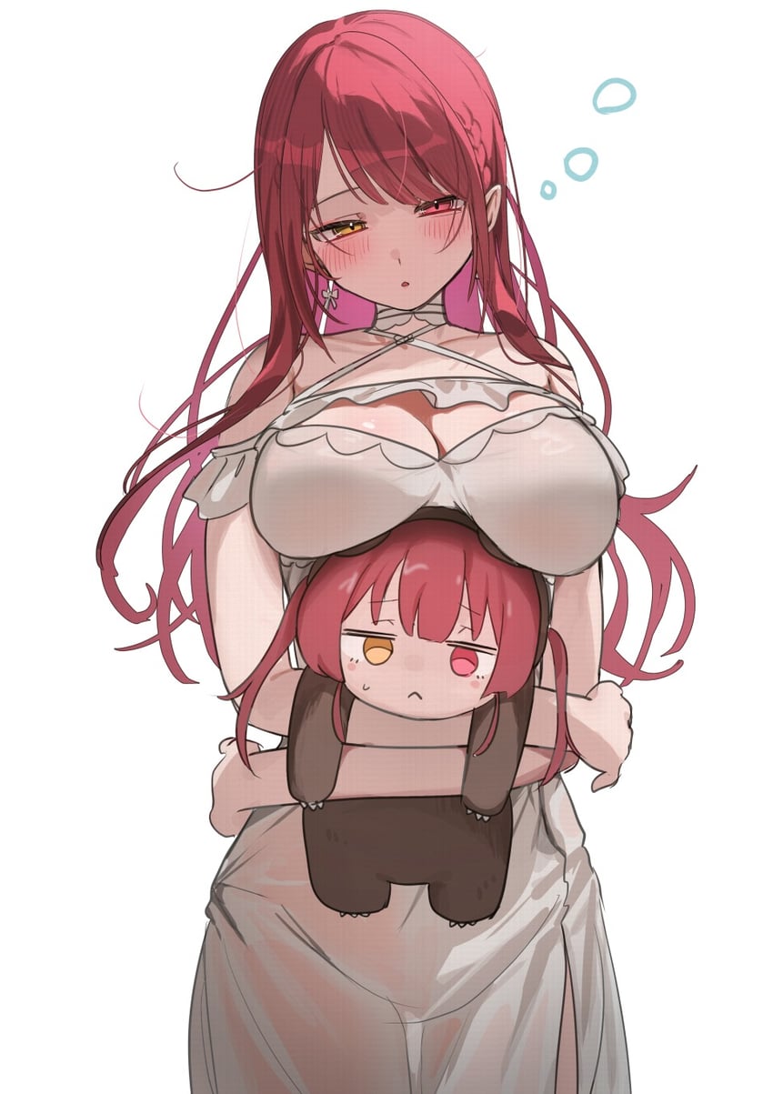houshou marine and houshou kumarine (hololive) drawn by takeno_omoti