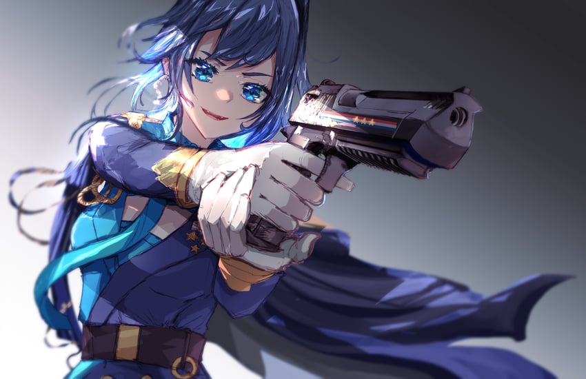 ouro kronii (hololive and 1 more) drawn by advarcher