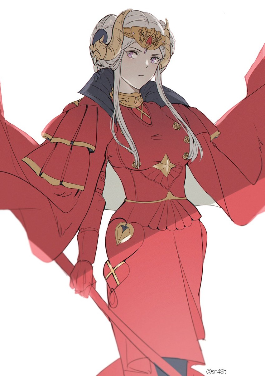 edelgard von hresvelg (fire emblem and 1 more) drawn by sn48it