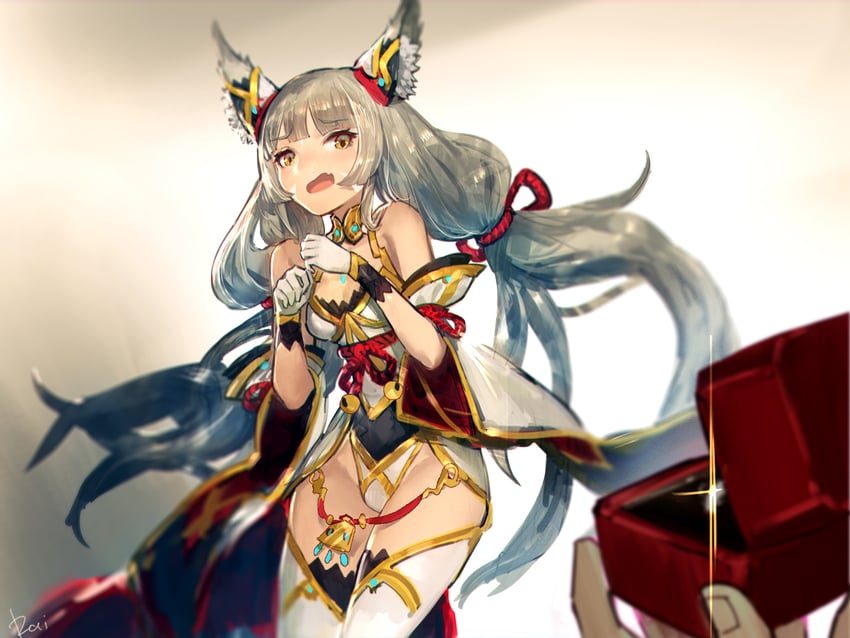 nia (xenoblade chronicles and 1 more) drawn by daible