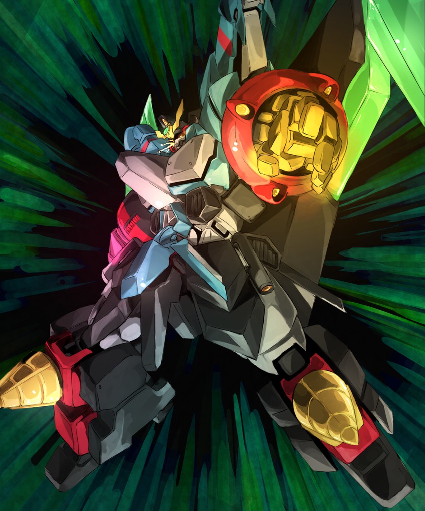 gaofighgar (yuusha series and 1 more) drawn by bygddd5