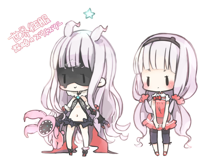 hoshimiya kate, venera-sama, and galaktika (sekai seifuku: bouryaku no zvezda) drawn by 00tuma00